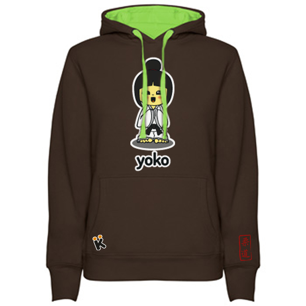 Sudadera mujer Yoko Chocolate - ukemis.es